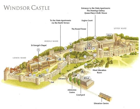 come si arriva dai tudor ai windsor|Windsor Castle Map and Visitor's Guide .